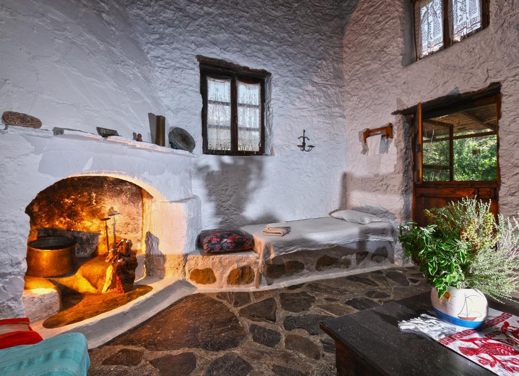 Aparthotel Aspros Potamos à Makrýgialos Chambre photo